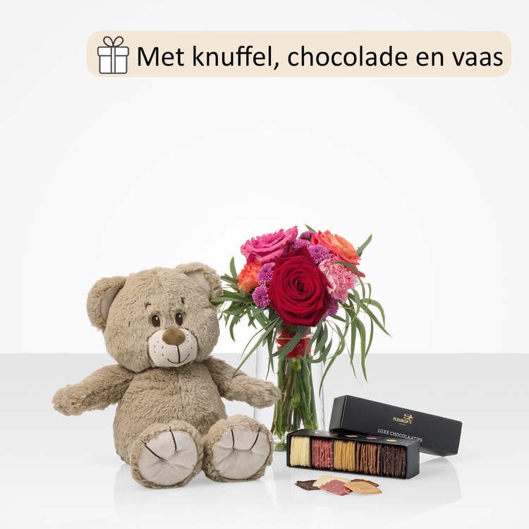 Cadeauset Lieve knuffel hover